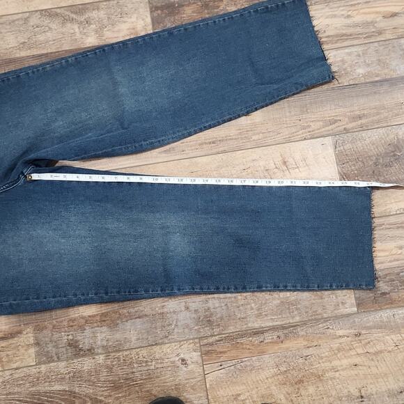 Social Standard By Sanctuary 5 Pocket High Rise Crop Straight Jeans 12 NWT - Picture 9 of 12